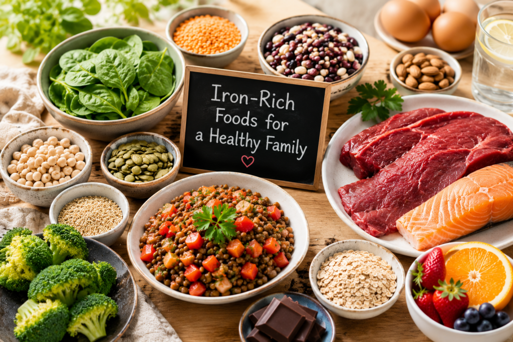 7 Iron-Rich Foods That Protect Your Family’s Energy and Focus
